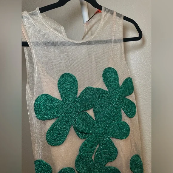 Simon Miller Hibiscus Crochet Midi Dress Medium - Picture 4 of 5